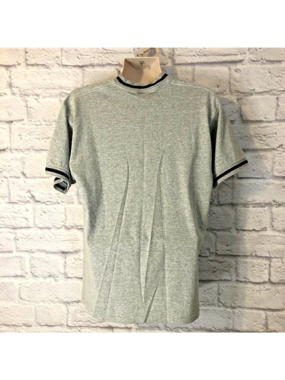 Vintage Chicago Bulls Pro Player Warm Up Style Gray Tshirt Embroidered Large - Picture 6 of 6